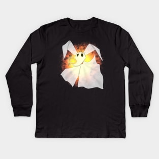 Zero the ghost dog Kids Long Sleeve T-Shirt